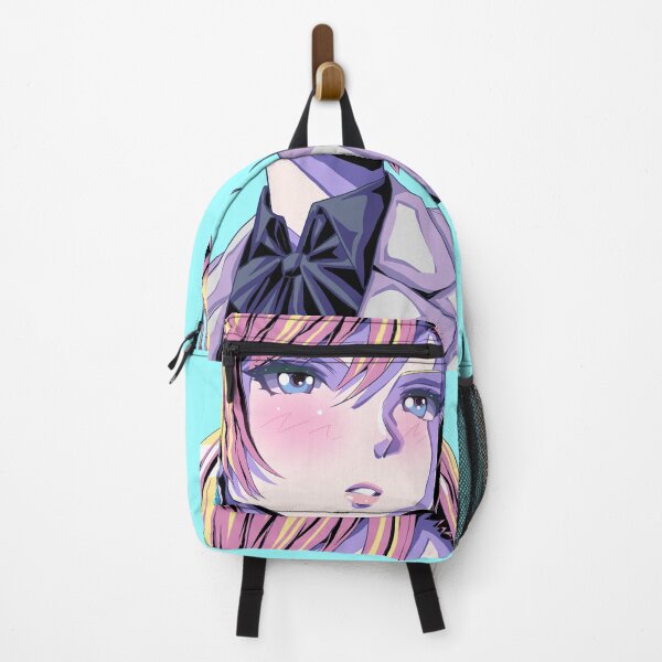 Item preview, Blonde Anime Woman with Strict Gaze – Retro Portrait Style designed and sold by AirForceTuan.