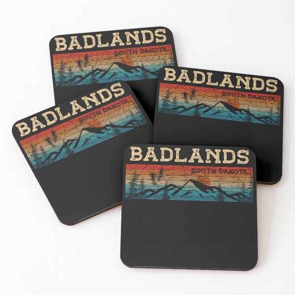 Item preview, National Park Badlands South Dakota The Mount Rushmore State designed and sold by hungowerangu.