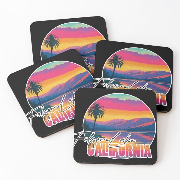 Item preview, Folsom Lake, El Dorado Placer Sacramento County, California, Lake sunset designed and sold by Wanderful-roads.
