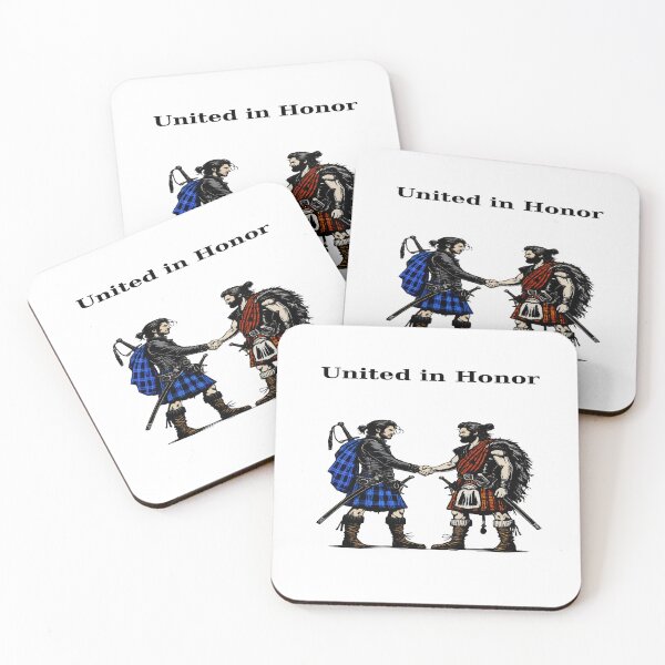 Item preview, United in Honor – Scottish Clan Brotherhood Art designed and sold by CelticSoulShop.