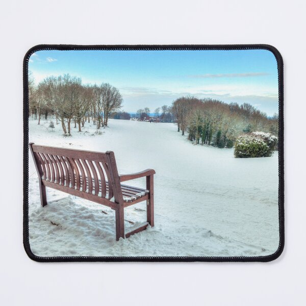 Item preview, Bench in a Snowy Landscape designed and sold by assaf.