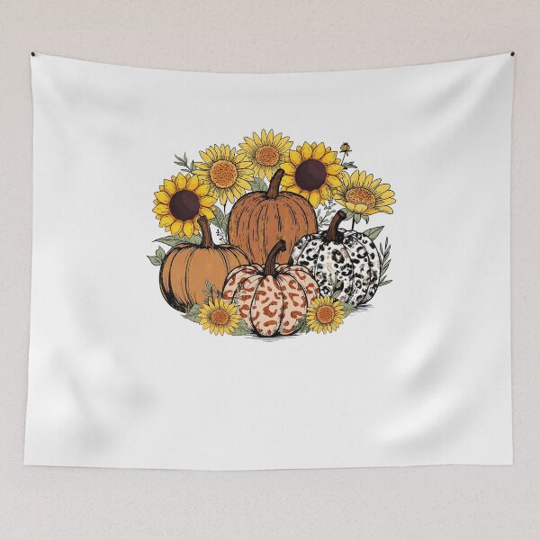 Item preview, Floral Fall Pumpkin designed and sold by Svanteblix.