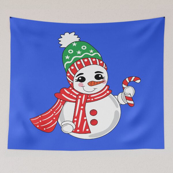 Item preview,  Christmas Snowman with Candy Cane designed and sold by RS4you.