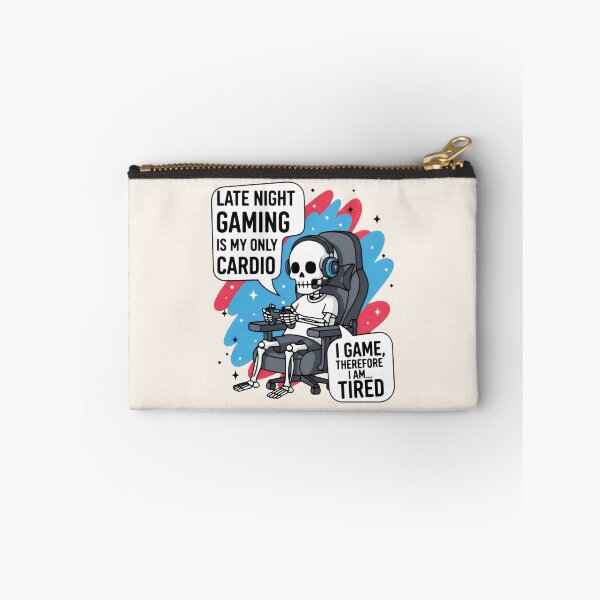 Item preview, Skeleton with Headset and Controller in Blue Black Colors designed and sold by SplashTastic.