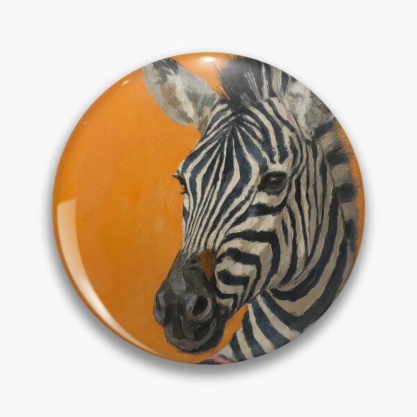 Item preview, Zebra ballerine on orange autumn background, oil painting designed and sold by WIKKI-White.