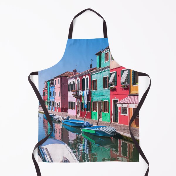 Item preview, Multi-Coloured Houses along Burano Canal designed and sold by assaf.
