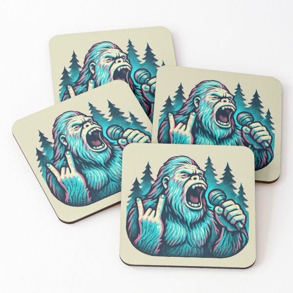 Item preview, Bigfoot Bigger Voice designed and sold by Luke Smart's Scaraoke Monsters.