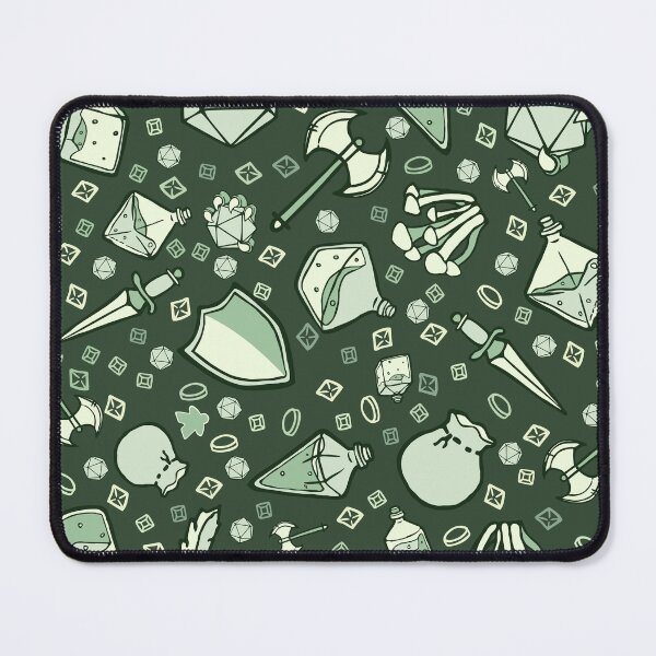 Item preview, Forest Elf – D&D Fantasy Dice and Potion Pattern Art designed and sold by OopsIMadeItAgainAUS.