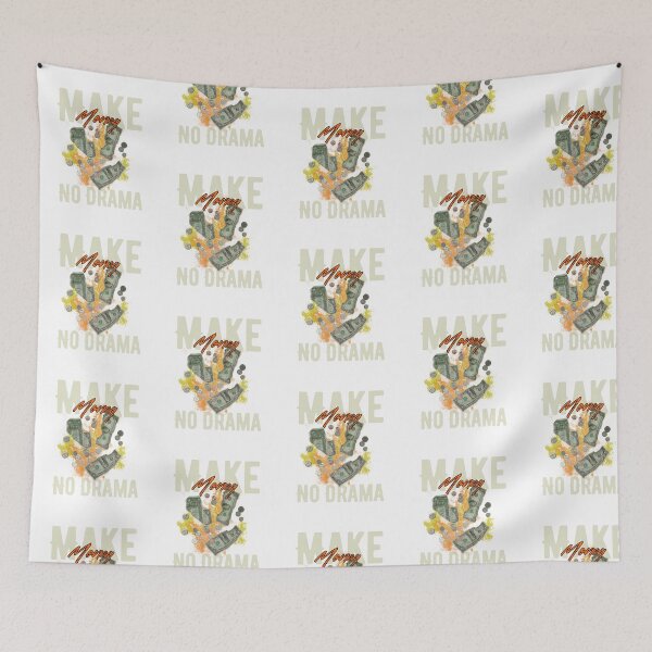 Item preview, Make Money No Drama - Financial Hustle Quote Art designed and sold by Colorful-Garden.