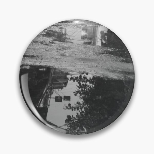 Item preview, B&W - Reflections on Puddles of Water designed and sold by ROSE ANN BANILAR.