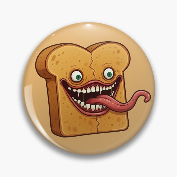 Item preview, cartoon creepy monster toast classic sticker designed and sold by anandsiva2703.