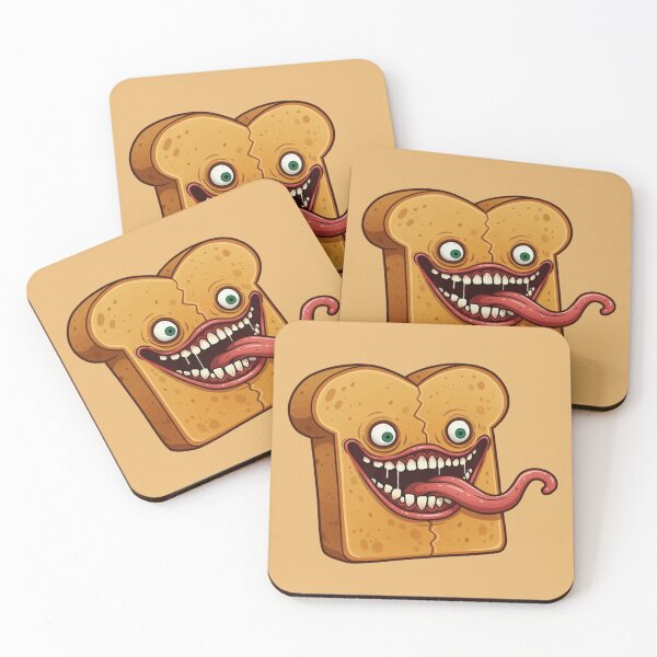 Item preview, cartoon creepy monster toast classic sticker designed and sold by anandsiva2703.