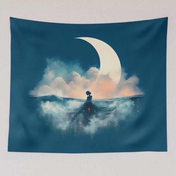 Item preview, Girl of the Moon designed and sold by Erlin Rudho.