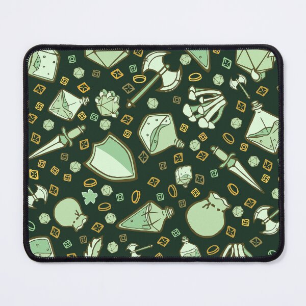 Item preview, Goblin Market – D&D Fantasy Dice and Treasure Pattern Art designed and sold by OopsIMadeItAgainAUS.