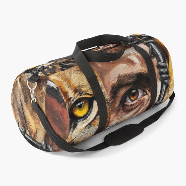 Item preview, Half Man, Half Tiger Face Takes on the Challenge designed and sold by jotcar.