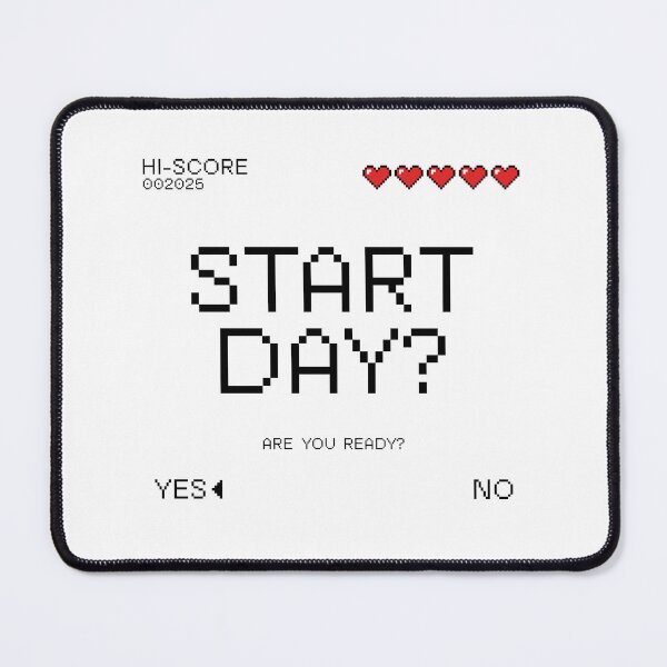 Item preview, Start the Day – Retro Gamer Pixel Hearts T-Shirt designed and sold by Vexelcor.