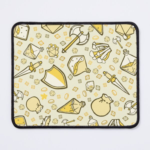 Item preview, Celestial Gold – D&D Fantasy Dice and Potion Pattern Art designed and sold by OopsIMadeItAgainAUS.