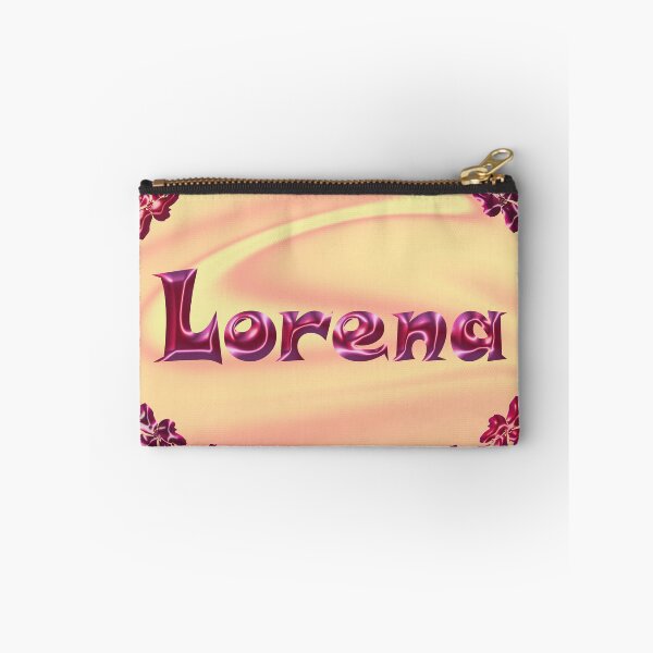 Item preview, Lorena Name Design – Satin Pink Glossy Font, Cute Shiny Lettering :) designed and sold by Myriel-Myriel.