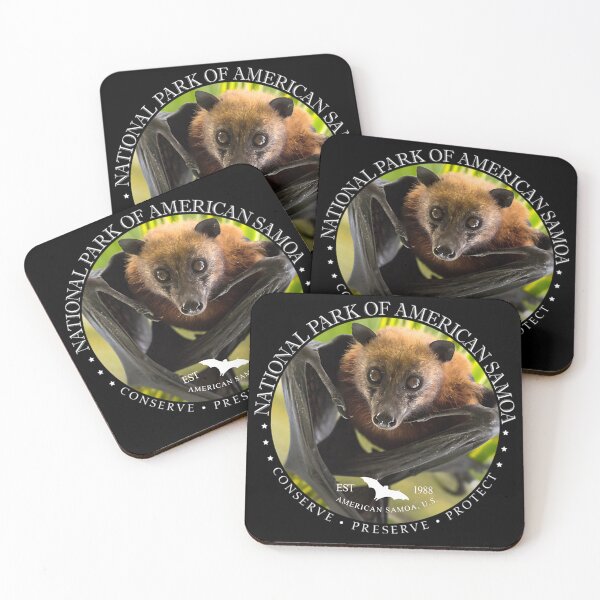 Item preview, National Park of American Samoa Flying Fox Conservation Gift designed and sold by hungowerangu.