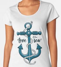 Love the Sea Women's Premium T-Shirt