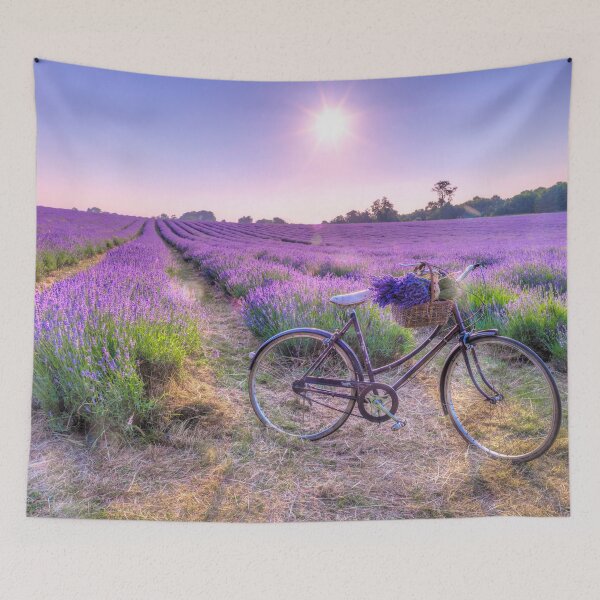 Item preview, Bicycle on Lavender Field designed and sold by assaf.