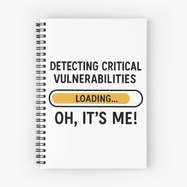 Item preview, Detecting Critical Vulnerabilities – Funny Cyber Security Loading Bar Art designed and sold by OopsIMadeItAgainAUS.