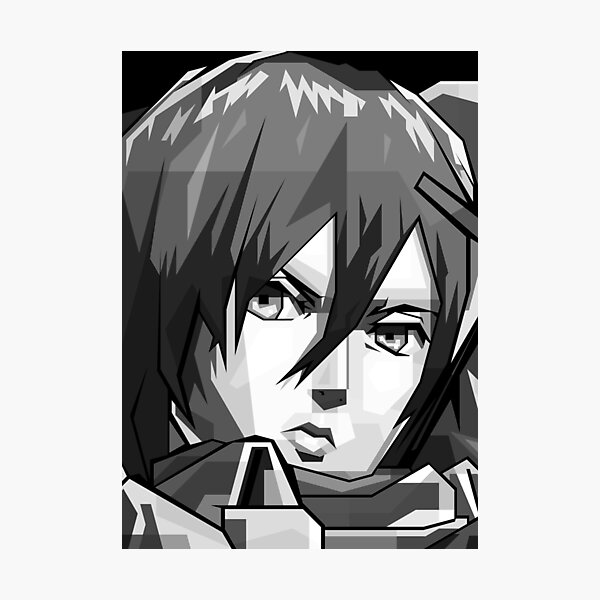 Aperçu de l'œuvre Mikasa Ackerman créée et vendue par Japanese art.