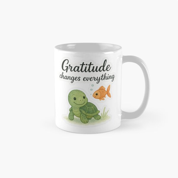 Item preview, Gratitude changes everything - Turtle designed and sold by Krachtvanjehart.
