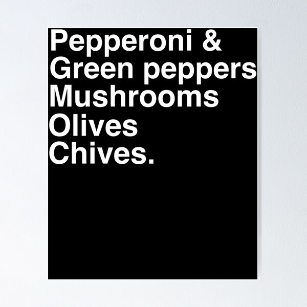 Item preview, Pepperoni y pimientos verdes. designed and sold by nangjar.