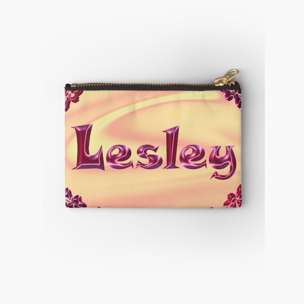 Item preview, Lesley Name Design – Satin Pink Glossy Font, Cute Shiny Lettering :) designed and sold by Myriel-Myriel.