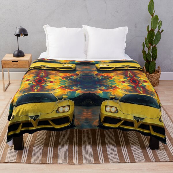 Item preview, Abstract Psychedelic Yellow Car Design: for home decor, clothes and accessories designed and sold by TheGaliyaStudio.