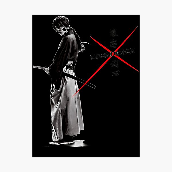 Aperçu de l'œuvre Himura Kenshin Samouraï X Poster créée et vendue par raggshook.