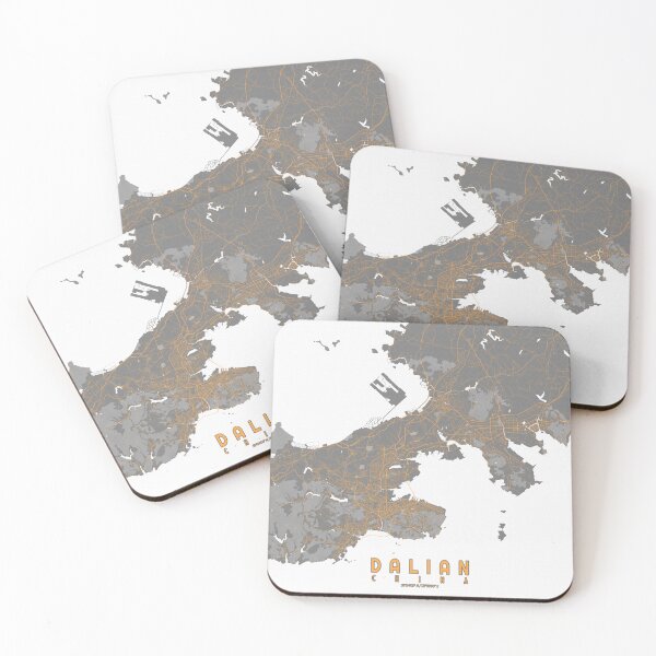 Item preview, Dalian City Map of Liaoning, China - Bauhaus designed and sold by deMAP.