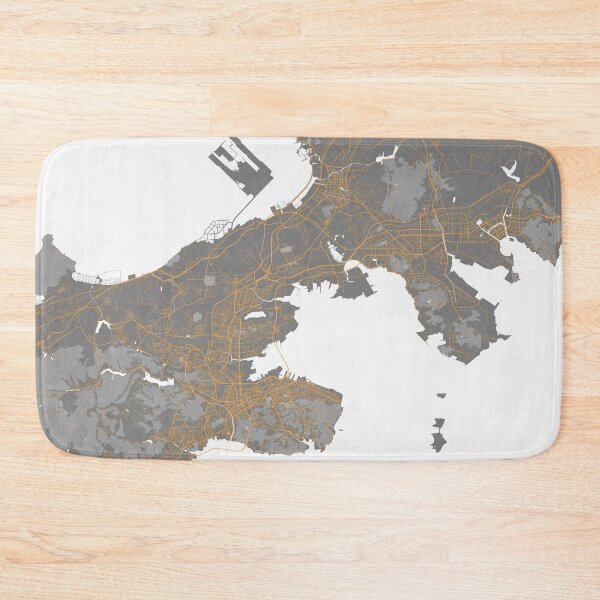 Item preview, Dalian City Map of Liaoning, China - Bauhaus designed and sold by deMAP.