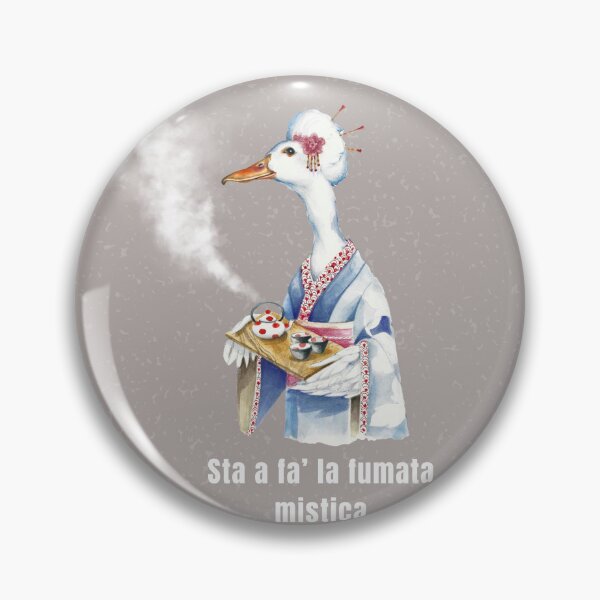 Item preview, Sta a fa' la fumata mistica-Illustrazione in Kimono designed and sold by ArcanaAtelier.