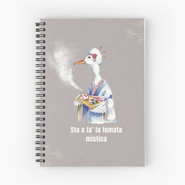 Item preview, Sta a fa' la fumata mistica-Illustrazione in Kimono designed and sold by ArcanaAtelier.