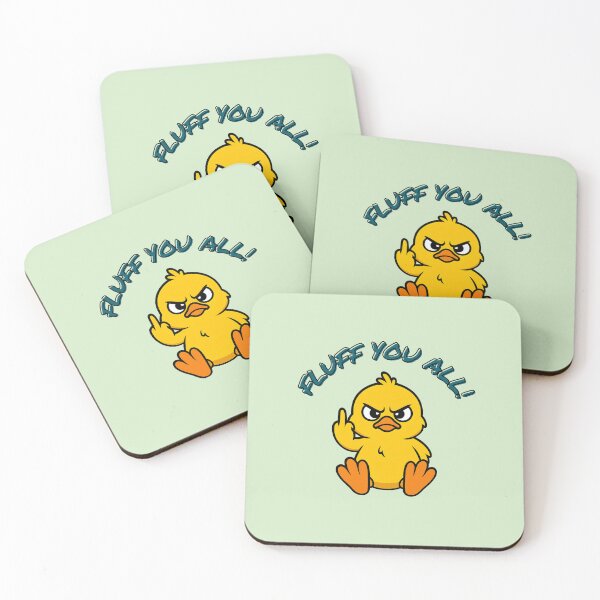 Item preview, Fluff You All! – Sarcastic Cute Chick designed and sold by DanielBDesigns.
