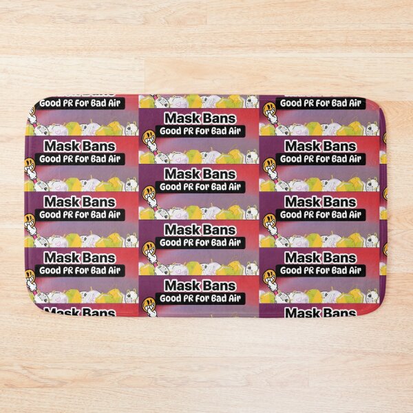 Item preview, Mask Bans Good PR designed and sold by DestinySugarbuns.
