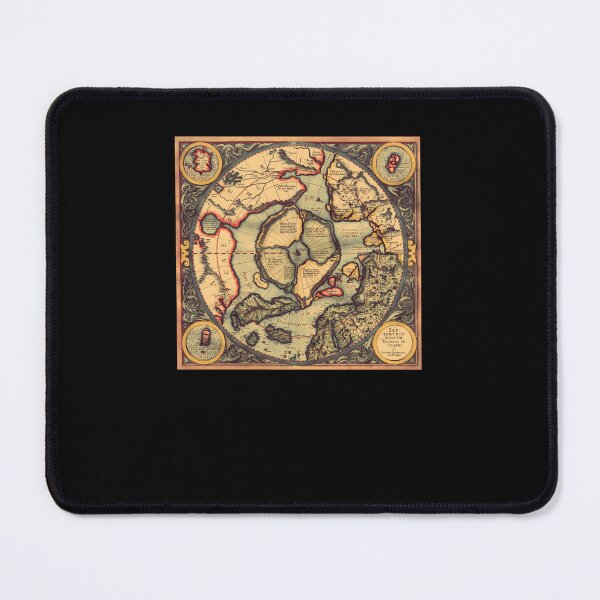 Item preview, 1595-Flat-Earth-Map designed and sold by JedidiahWelch.