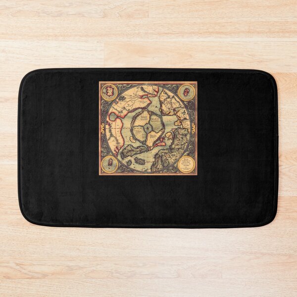 Item preview, 1595-Flat-Earth-Map designed and sold by JedidiahWelch.