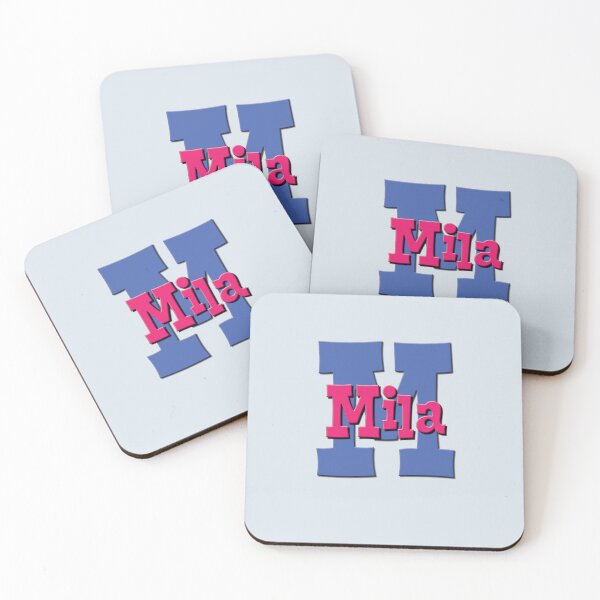 Item preview, M is for Mila, Girl’s and Woman's Name and Initial  designed and sold by CharlottePlaceArt.