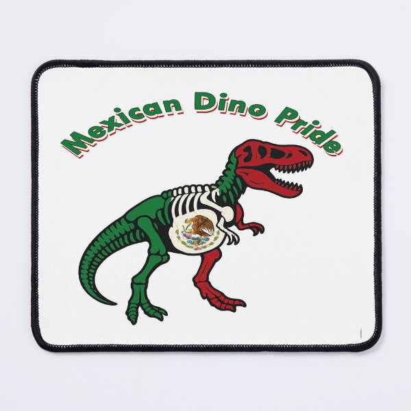 Item preview, Mexican Flag Dinosaur Fossil – Mexican Pride & Patriotism Design designed and sold by Globalcitytees.