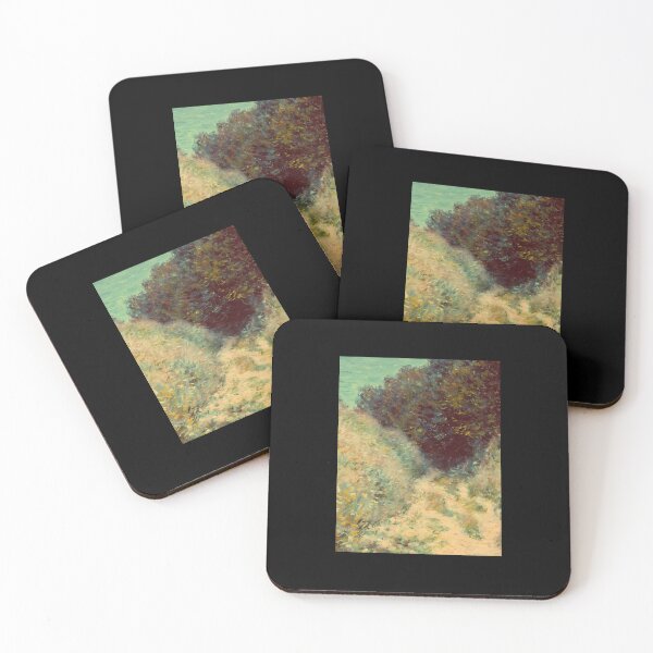 Item preview, 1882-Claude-Monet-Road-At-La-Cave-Pourville-60-X-81 designed and sold by JedidiahWelch.