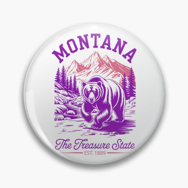 Item preview, Montana | The Treasure State | Est. 1889 designed and sold by SaltyLass.