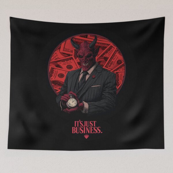 Item preview, Just Business Devil designed and sold by TheDuckprints.