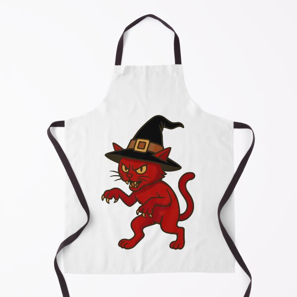 Item preview, Witch Cat Cartoon – Halloween Illustration designed and sold by DKunic.