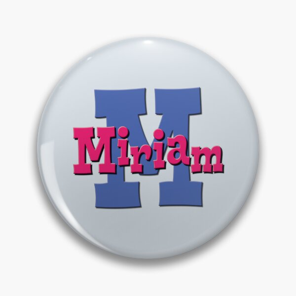 Item preview, M is for Miriam, Girl’s and Woman's Name and Initial  designed and sold by CharlottePlaceArt.