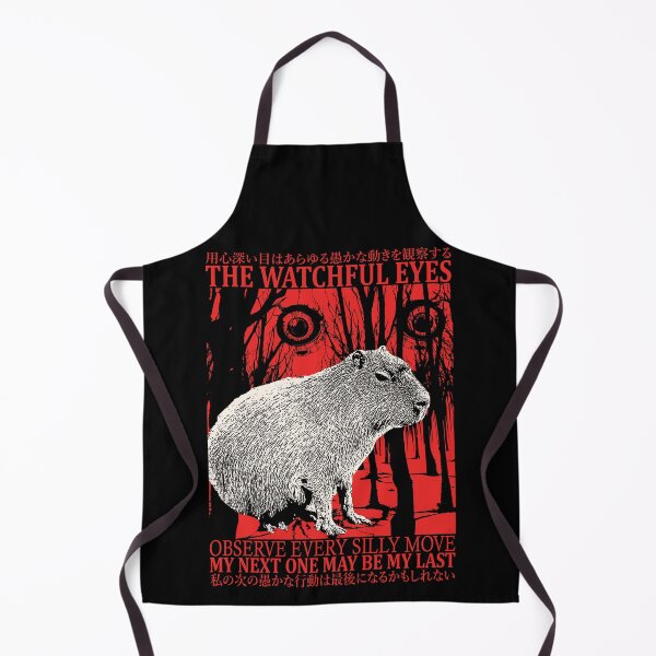 Item preview, The Watchful Eyes Capybara designed and sold by VintageMedatsu.
