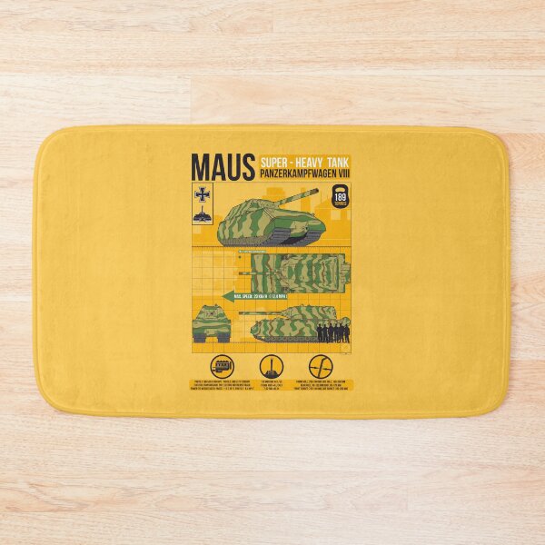 Item preview, For the true tank enthusiast! Superheavy Tank Panzerkampfwagen VIII Maus Infographic designed and sold by FAawRay.