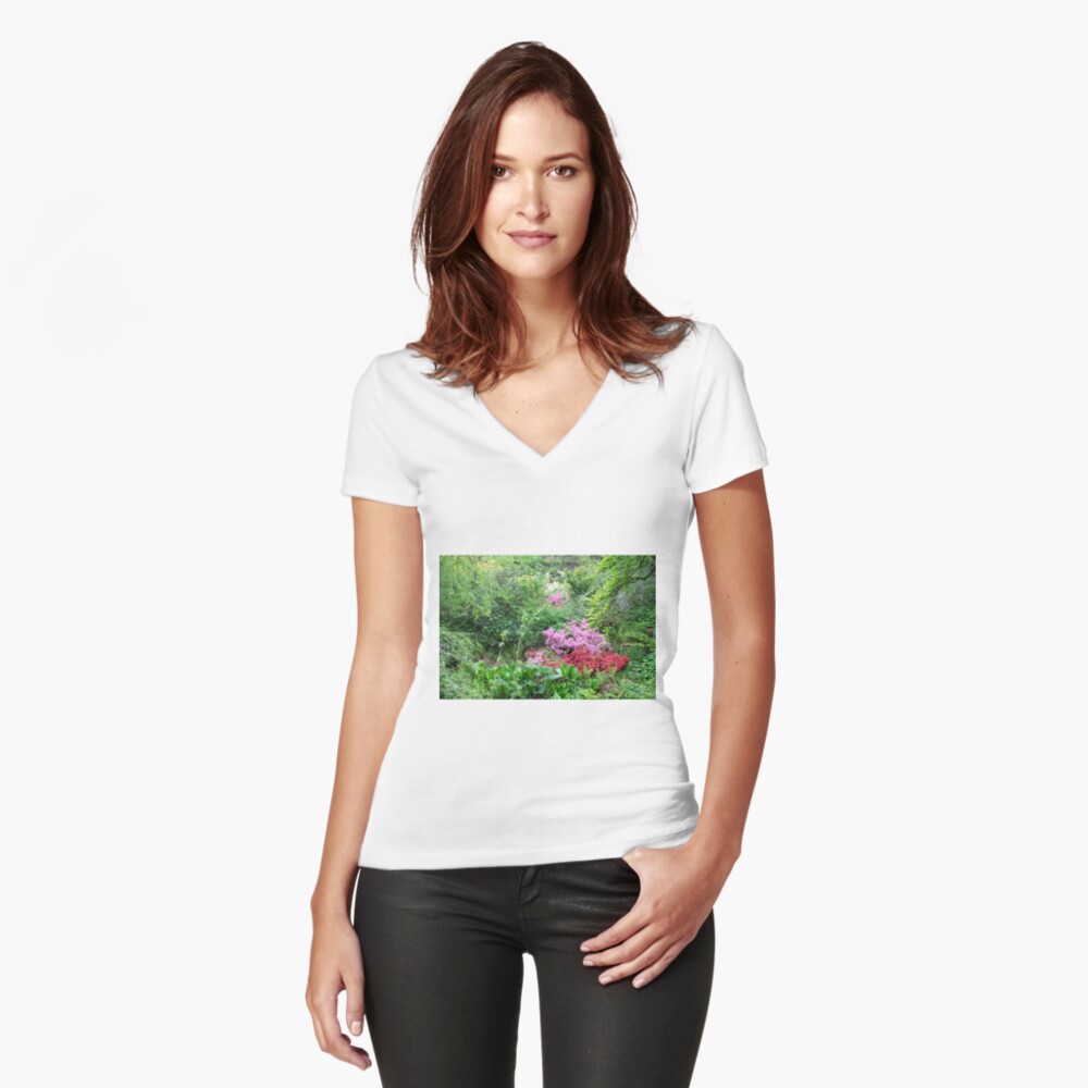 Item preview, Fitted V-Neck T-Shirt designed and sold by SiobhanFraser.